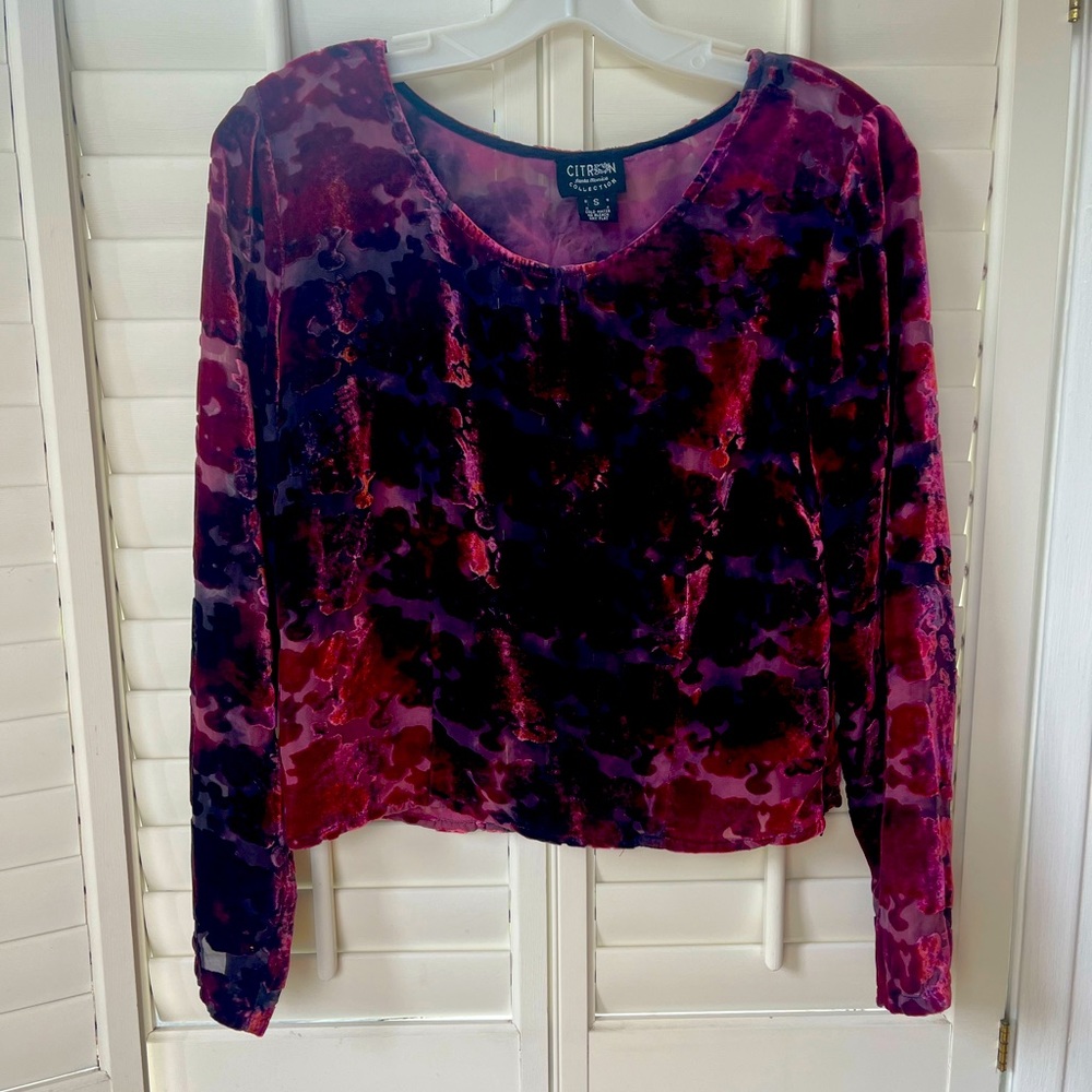 Velvet 70s Top - Stevie nicks style